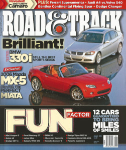 ROAD & TRACK 2005 AUG - SCION xB, FERRARI SUPERAMERICA